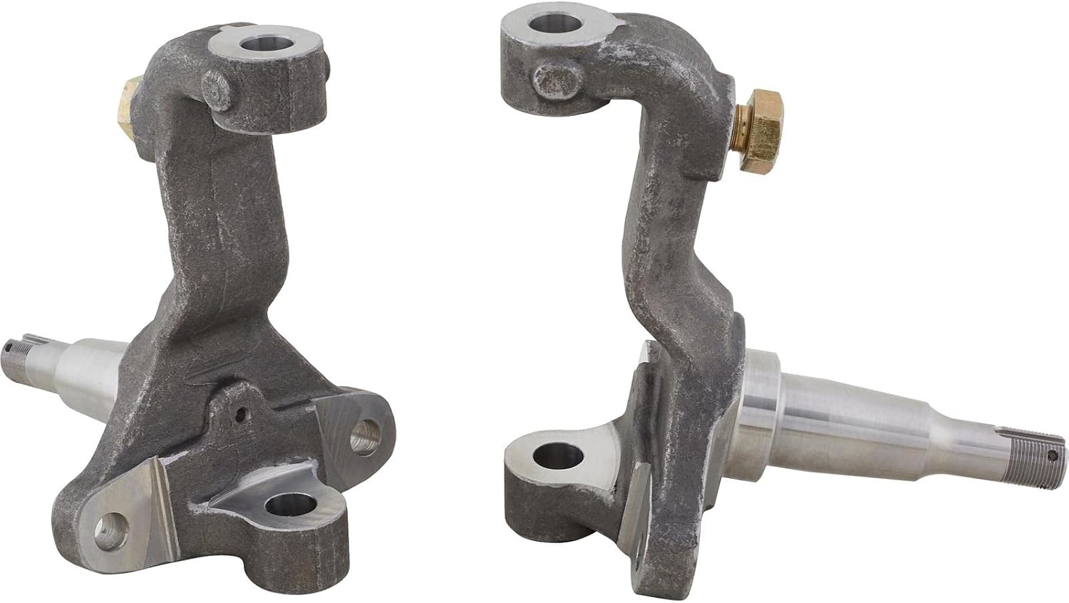 Speedway Motors Deluxe 1964-74 GM Car Front Spindle and Disc Brake Kit - 11' Disc Brakes - Fits A/F/X Body - Improved Stopping Performance - Complete Kit for Easy Installation