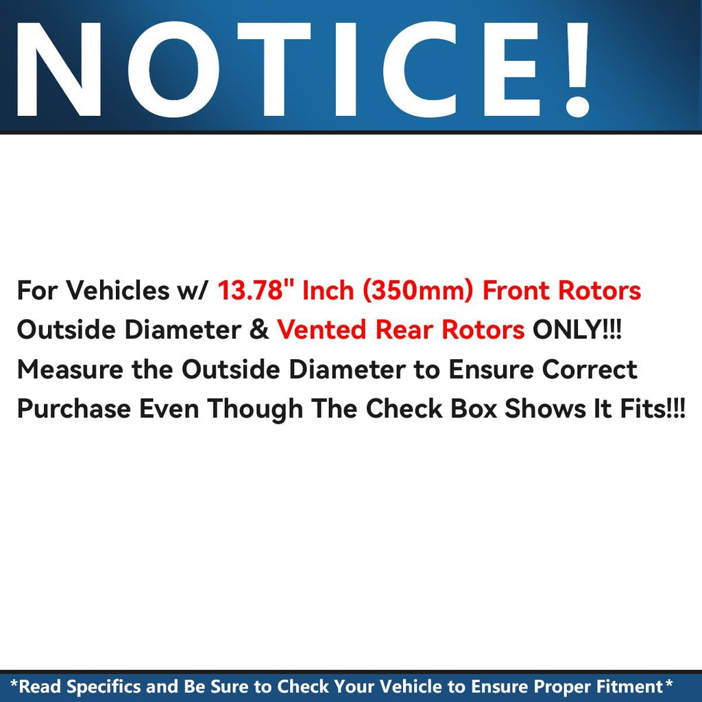 Detroit Axle - Front Brake Kit for Jeep 2015-2020 Grand Cherokee 2011-2020 Dodge Durango, Drilled Disc Brake Rotors Brake Pads Wheel Bearing Hubs Wheel Lug Nuts Replacement : 13.78'' inch Rotor