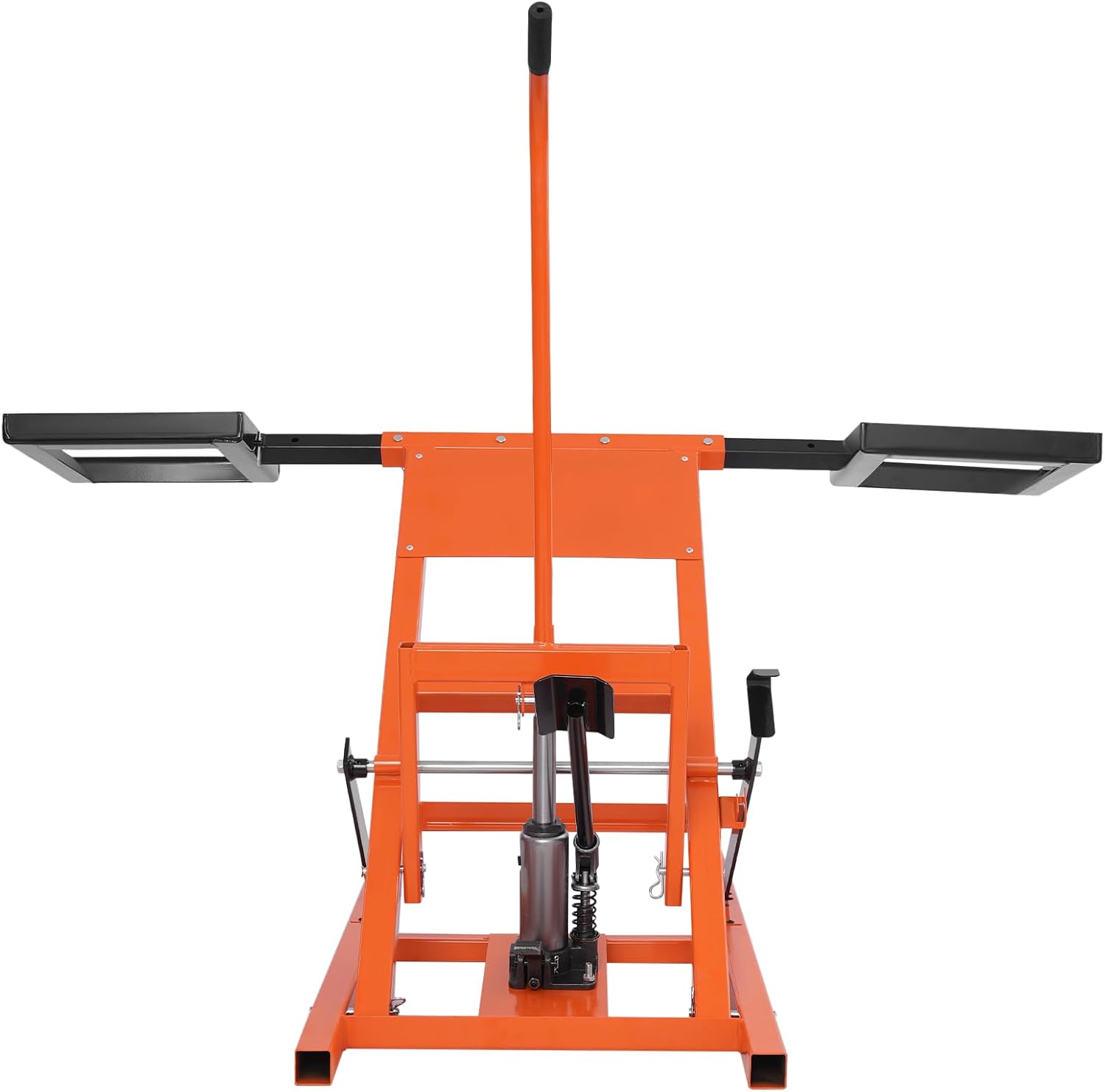 Riding Lawn Mower Lift 500lbs Hydraulic Cylinder Lift Jack for Tractors, ATVs, Lawn Mower Lift for Maintenance/Repair, Telescopic Maintenance Jack Lifting Platform, 44.45-61cm | US Stock