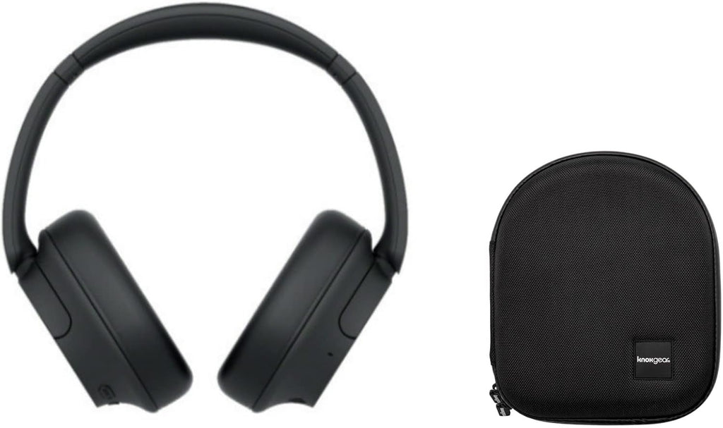 Sony - Wireless Over THE Ear Noise CANCELING Headphones with Protective CASE - BLAC