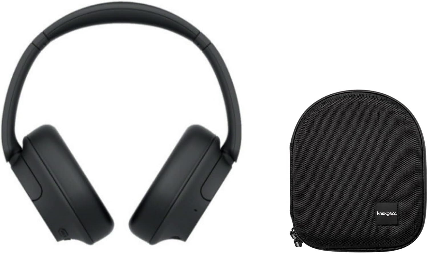 Sony - Wireless Over THE Ear Noise CANCELING Headphones with Protective CASE - BLAC