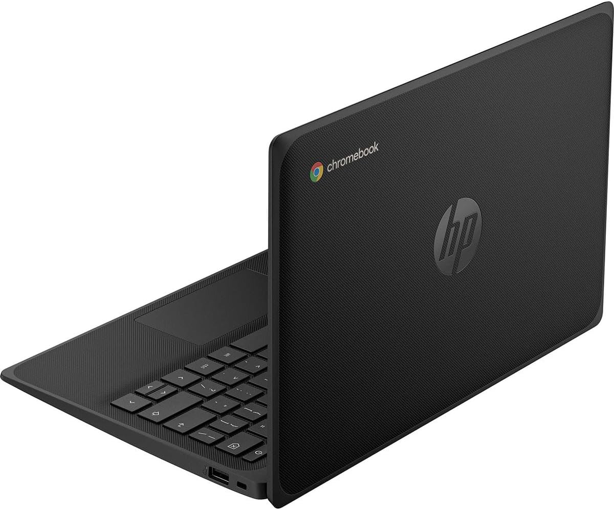 HP Fortis 11.6' HD 1366 x 768 Chromebook ARM Cortex A76/A55 4GB RAM 32GB eMMC ARM Mali G52 MP2 Jack Black - Cortex A76/A55 - Mali G52 MP2 Graphics - 11.6' HD Display - 4 GB RAM DDR4-32 GB eMMC Stora