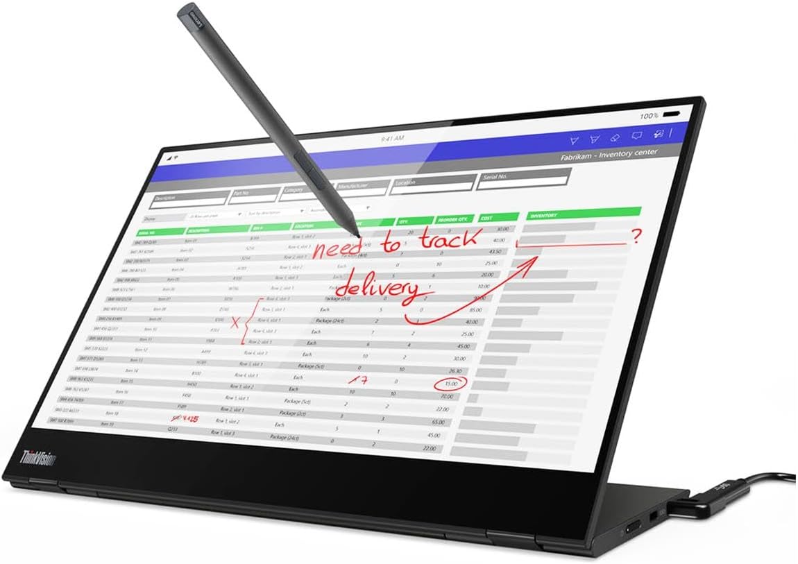 Lenovo - Corporate Monitors M14T A20140FX0 14IN 4K UHD 2160p Monitor