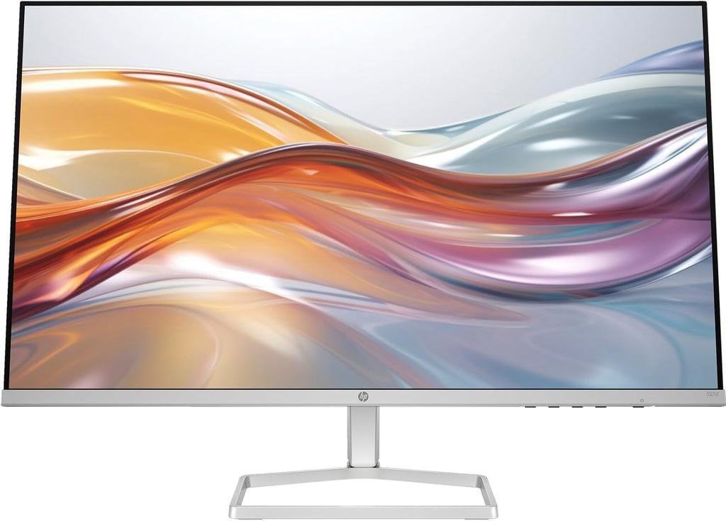 HP Series 5 527sf Monitor (Replaces Model M27h) 94F44AA#ABA w/Docztorm Dock, 27' FHD IPS (1920x1080) Display, 2x HDMI, 1x VGA, Flicker-free, Ideal for Home & Business, Black/Silver (2024 Latest Model)