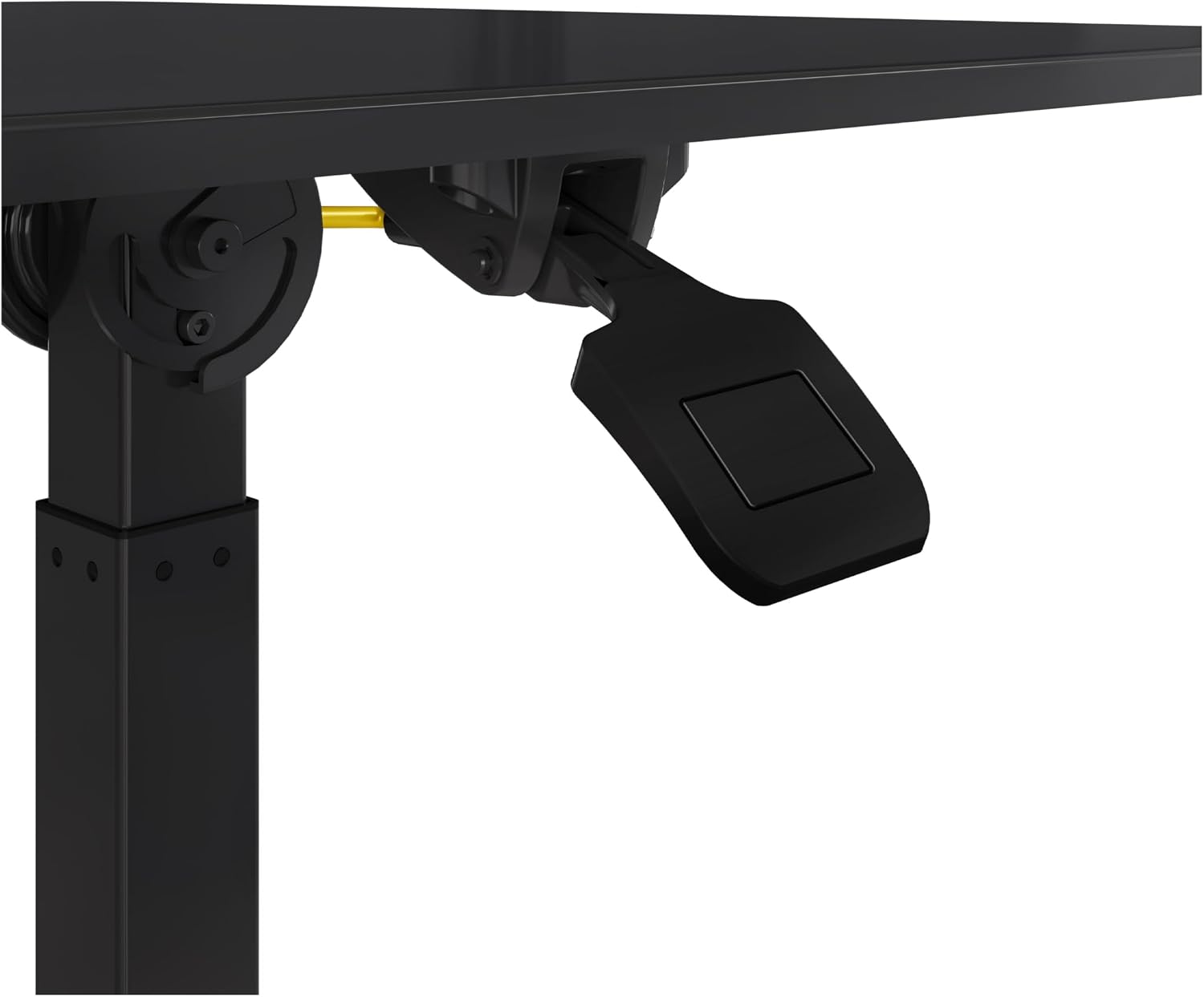 Seville Classics Airlift Height Adjustable Pneumatic Laptop Sit Stand Desk Mobile Rolling Cart, Computer Workstation for Home Office, Classroom, Black, 25.6' Tilting Desktop