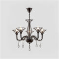 Chandelier, Crystal Chandeliers Black Country Wrought Iron Candels Chandelier Bedroom Living Room Pendant Light Home Decoration Lighting Fixtures(5 Lights,Cold White)