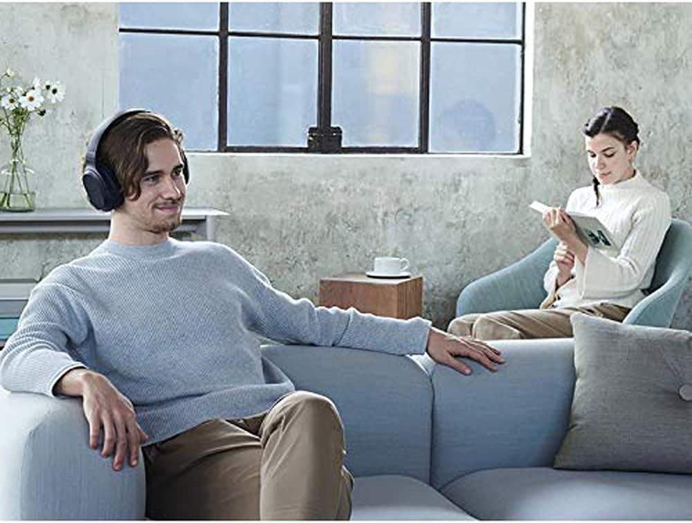Sony WH-RF400 Wireless Home Theater Headphones Black Bundle with Tech Smart USA Audio Entertainment Essentials Bundle and 1 YR CPS Enhanced Protection Pack