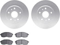 Dynamic Friction Company Front Brakes and Rotors| Automotive Replacement Brake Kits| Front 5000 Advanced Brake Pads and Rotors Kit| Fits 2022-2023 Acura MDX