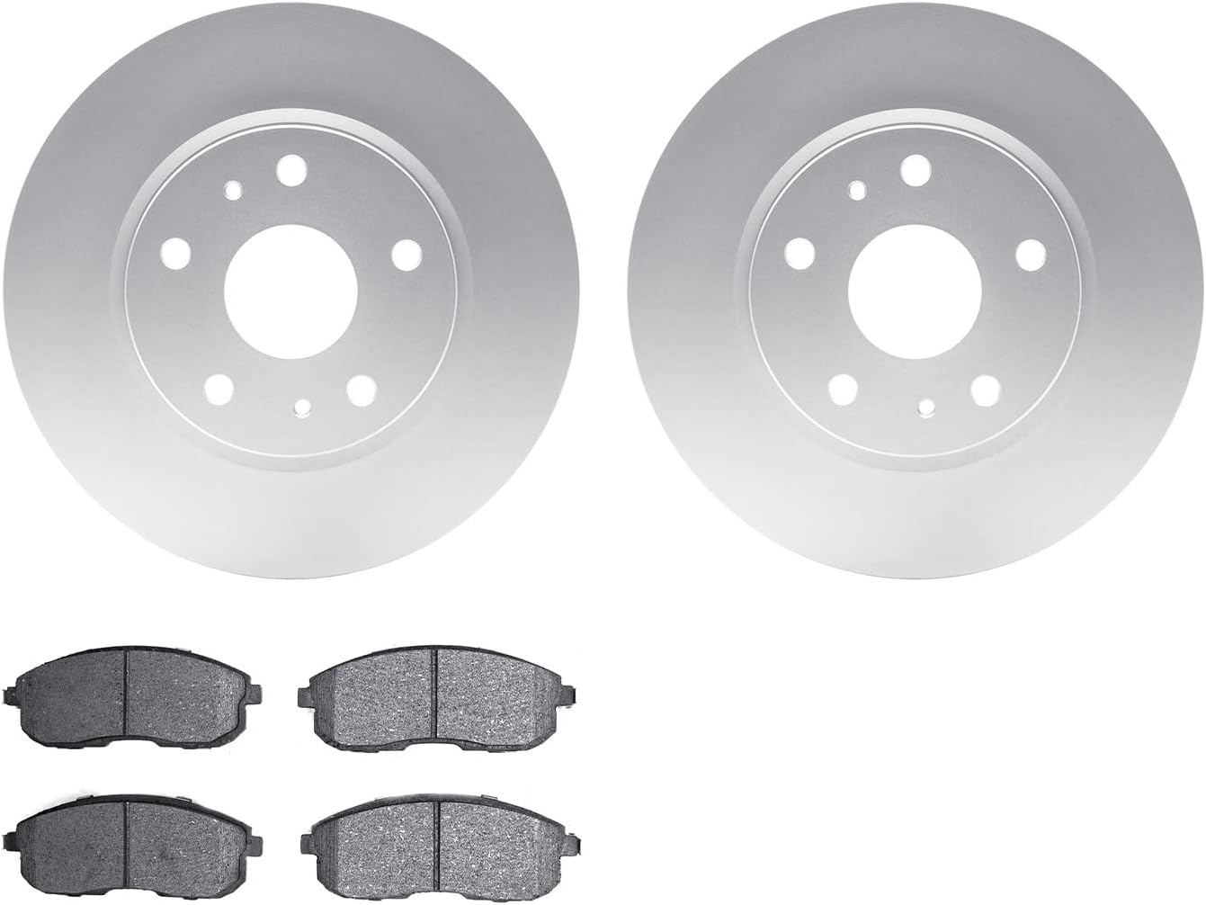 Dynamic Friction Company Front Brakes and Rotors| Automotive Replacement Brake Kits| Front 5000 Advanced Brake Pads and Rotors Kit| Fits 2022-2023 Acura MDX