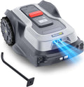 T1200Pro Robot Lawn Mower with L-Shape Wall Mount Rod, No Wire Automatic Robot Mower, Ride-on Edge Mowing, Multiple Zones Management, AI Obstacle Avoidance, for Lawn Up to 0.37 Acre