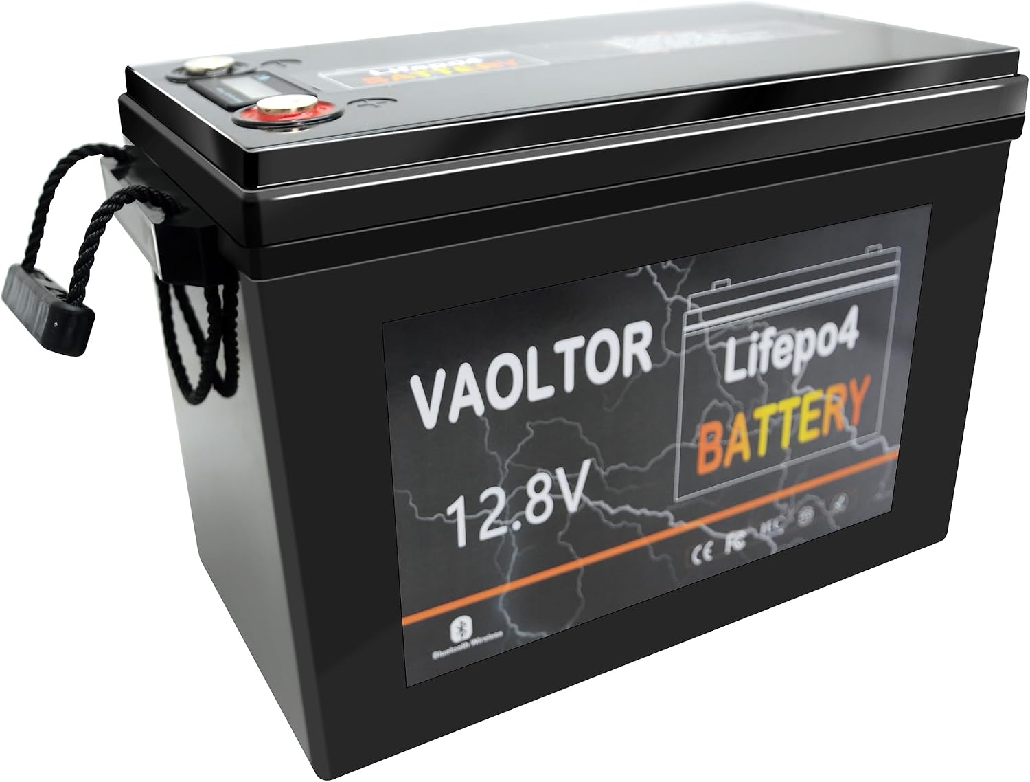 12V 300Ah LiFePO4 Lithium Battery, 6000-15000 Cycles, Built-in 200A BMS, 3840Wh LiFePO4 Battery, 10-year Lifespan for RV, Boat, Trolling motor, Lawn Mower, Camping, Off-Grid
