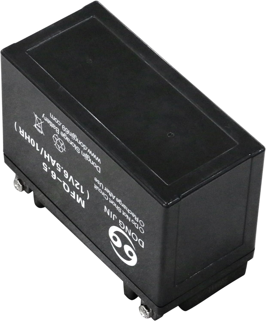 4 Pack MFQ-6.5 12V 6.5AH /10HR AGM Battery for Powersports ATV, Motorcycle, Moped Scooter, Lawn Mower,Go Kart, Golf Cart, Generator,Mini Bike,Quad Buggy Nut and Bolt