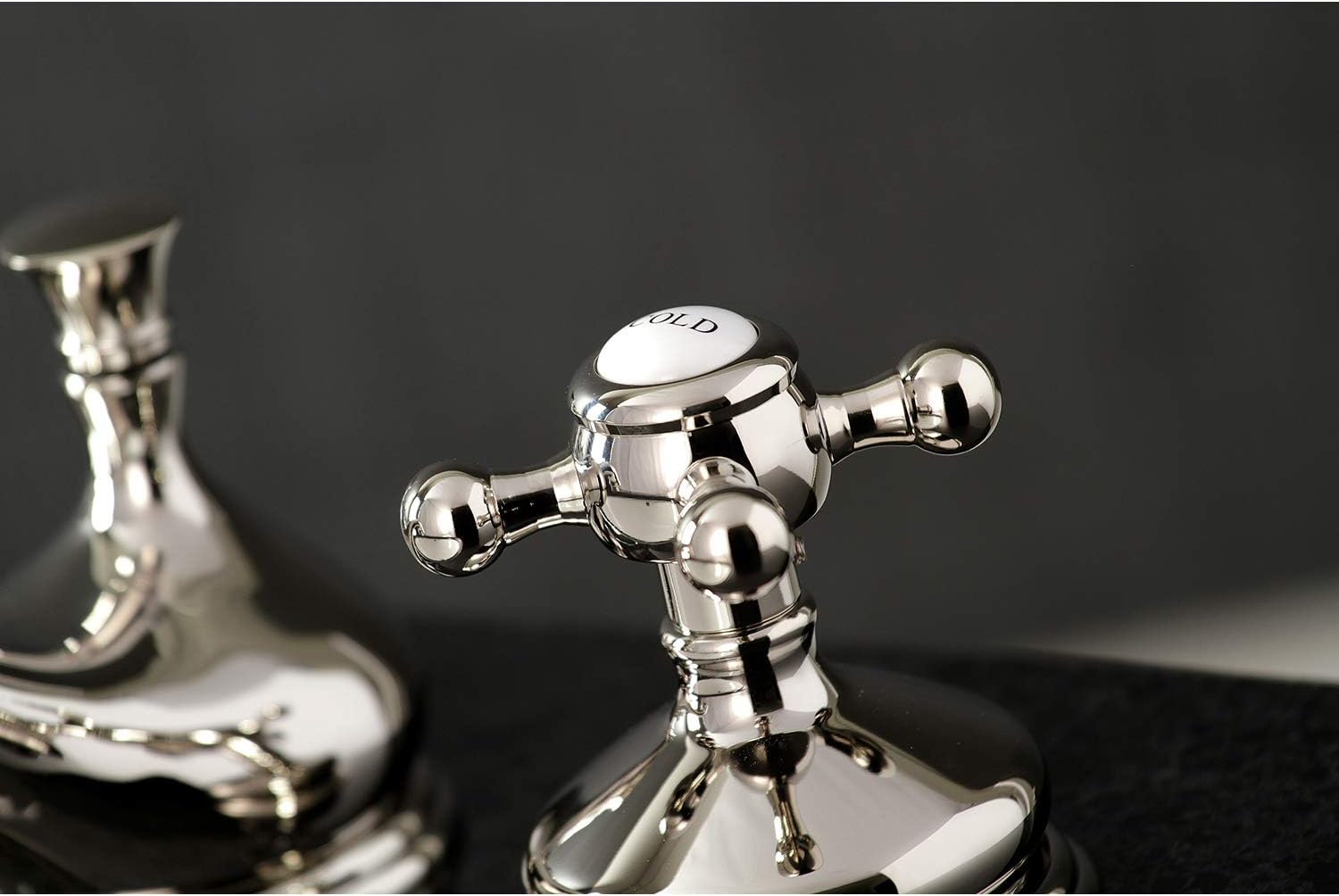 Kingston Brass KS1166BX 8 in. Widespread Bathroom Faucet, Polished Nickel