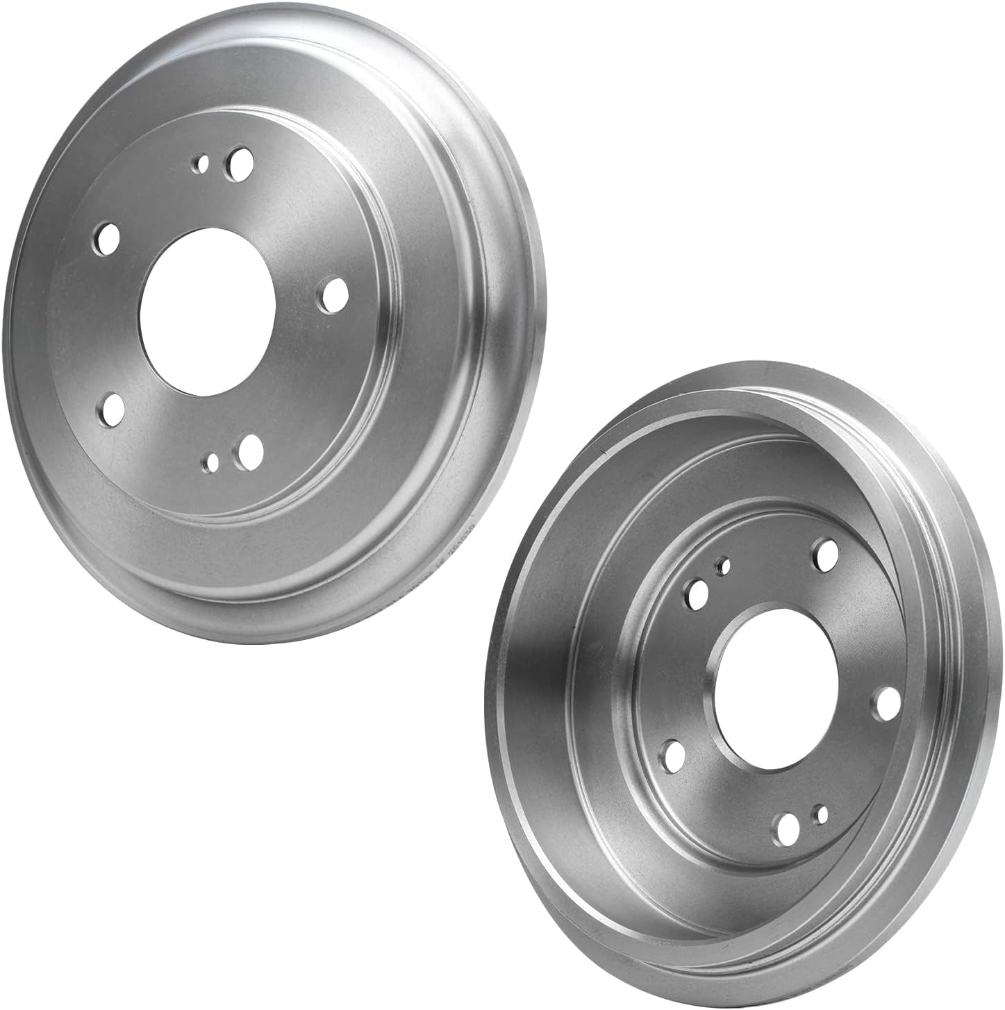 Detroit Axle - Brake Kit for 2012-2015 Honda Civic, 2013 2014 Disc Brake Rotors Ceramic Brakes Pads Rear Brake Drums Brakes Shoes Replacement : 10.31' inch Front Rotors