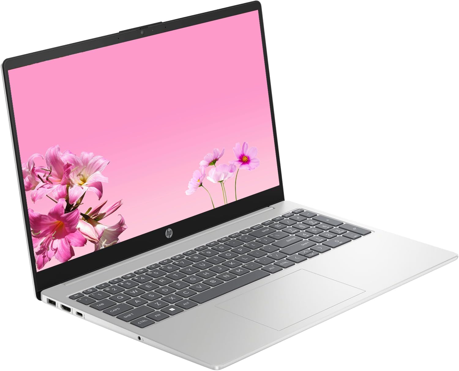 HP Lightweight 15.5' Full HD IPS Laptop, Intel i7-1355U Processor Up to 4.99GHz, 16GB DDR4 Ram, 1TB SSD, HDMI, WiFi 6, Windows 11 Home OS, Pastel Silver, Renewed