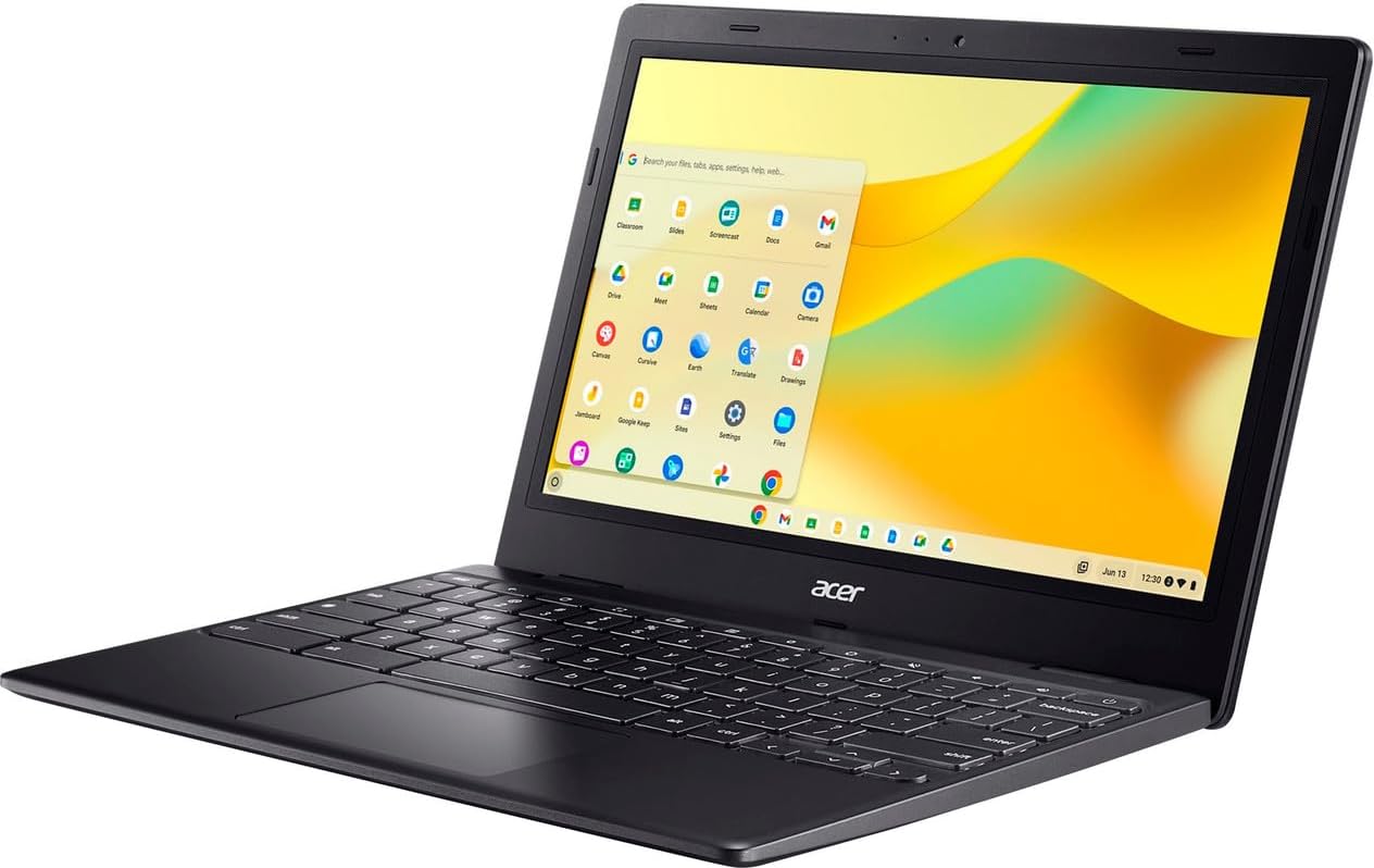 acer 311 Chromebook 2025 Flagship Slim Light Laptop, 11.6' HD Display, Dual-Core Intel N4500 Processor (Upto 2.80GHz), 4GB RAM, 64GB eMMC, Wi-Fi 5, Webcam 8+ Hrs Battery, Chrome OS +HubxcelAccessory