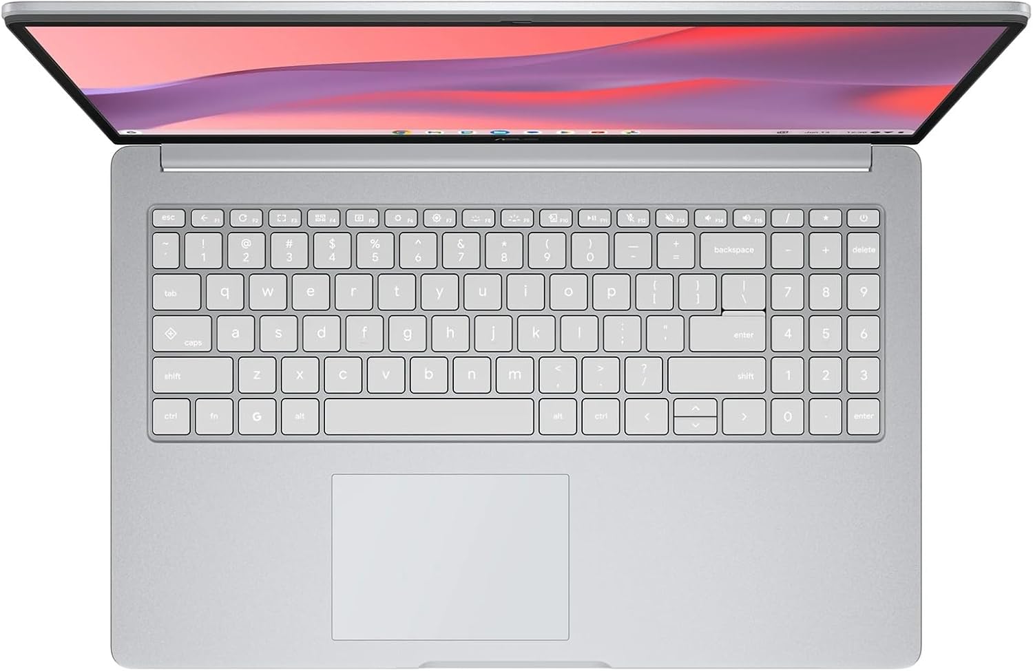 ASUS CX15 15.6 inch FHD IPS Chromebook Laptop Intel Celeron N4500 4GB RAM 128GB eMMC Pure Gray