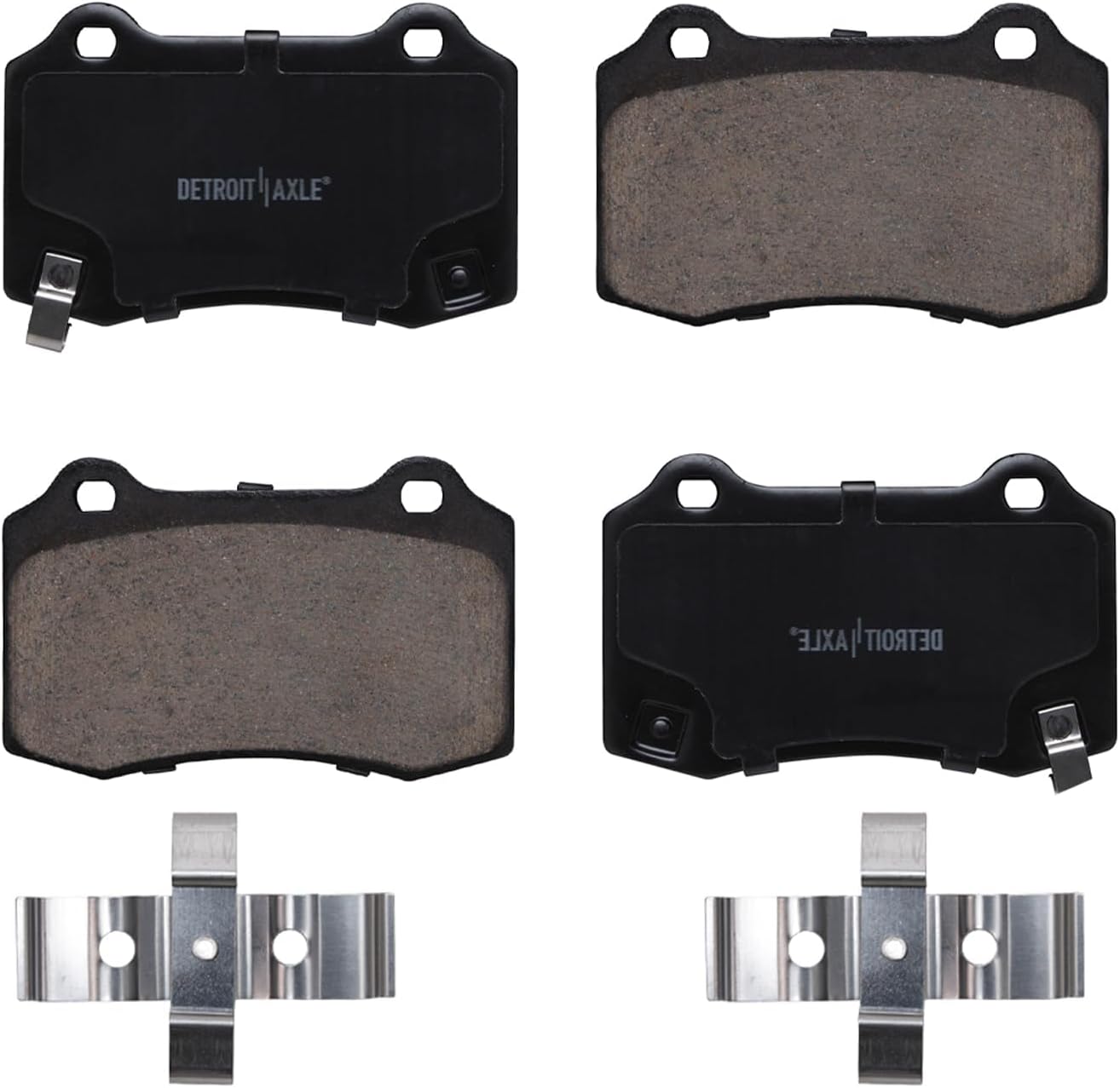 Detroit Axle - 8pc Brake Kit for 05-14 23 Chrysler 300 06-10/12-23 Dodge Charger 06-08 Magnum 08-23 Challenger Drilled Brake Rotors Ceramic Brake Pads : 14.17' inch Front 13.78' inch Rear Rotor