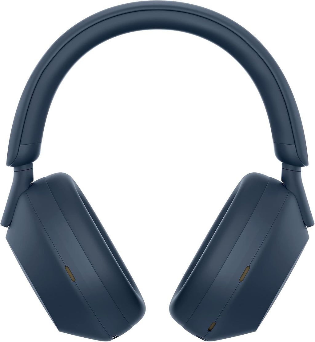 Sony WH-1000XM5 Wireless Industry Leading Headphones with Auto Noise Canceling Optimizer, Crystal Clear Hands-Free Calling, and Alexa Voice Control, Midnight Blue WH1000XM5 (Renewed)