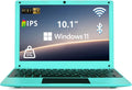 Portable Mini Education Laptop Computer with Celeron N4000 CPU 8GB RAM 256GB SSD HD IPS Screen, Laptop Computer for Learning, Office Work (Blue)