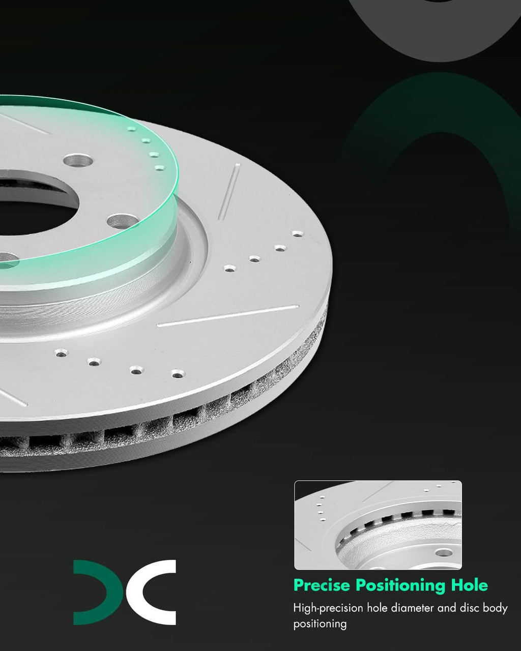 SCITOO Front 11.65' Rear 10.63' Brake Pads and Rotors Kits Fit For Chevy Cobalt/For Malibu,For Chevy HHR 08-10,For Pontiac G5 07-10,For Pontiac G6 05-10,For Saturn Aura 07-09,For Saturn Ion 03-07