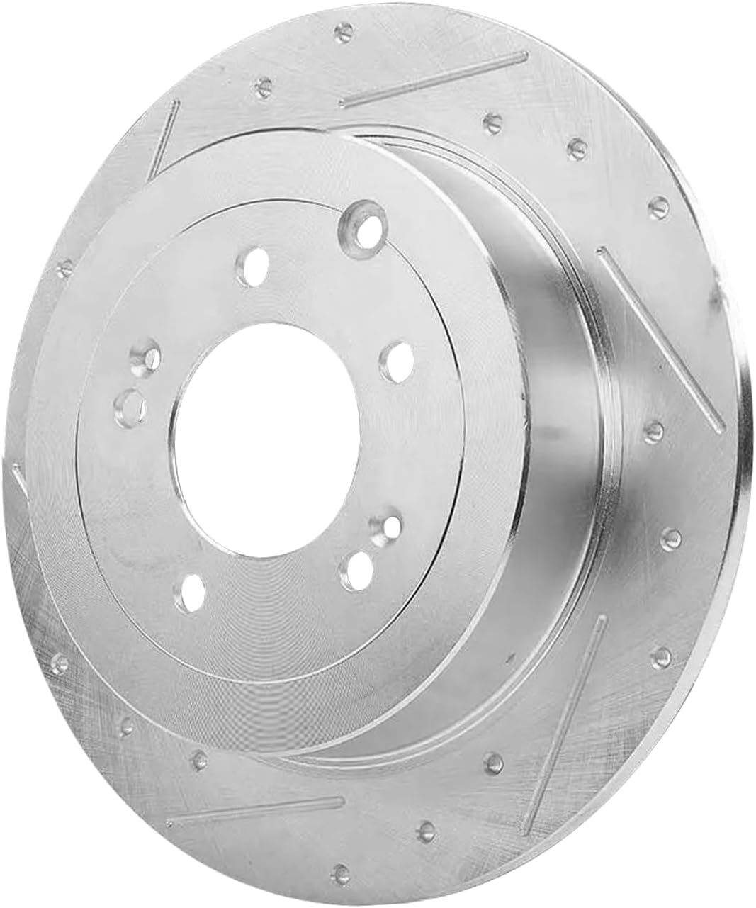 Detroit Axle - Rear Brake Kit for 2016-2021 Hyundai Tucson, 2017-2022 Sportage, 11.89' inch Drilled Slotted Disc Brake Rotors Ceramic Brakes Pads 2018 2019 2020 Replacement