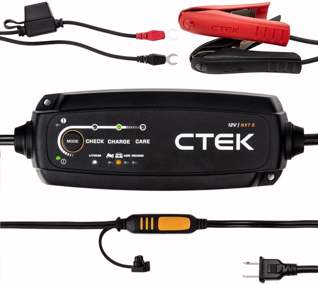 CTEK 40-658 NXT 5 Fully Automatic 4.3 amp Battery Charger and Maintainer 12V