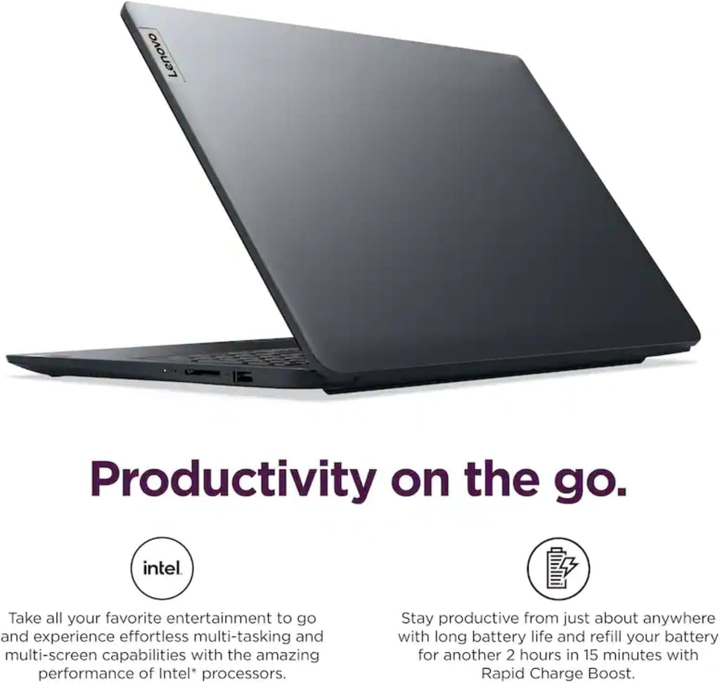 Lenovo IdeaPad 1i 15.6 Inch FHD Touchscreen Laptop | Intel 10-Core i5 1335U | 16GB RAM, 2TB SSD | WiFi 6 | 10HR Battery, Rapid Charge | Iris Xe Graphics | Windows 11, AI Copilot | Abyss Blue