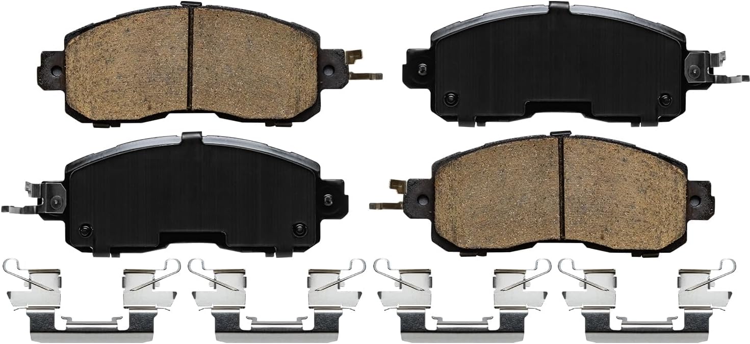 Detroit Axle - Front Brake Kit for 2013-2025 Nissan Altima Drilled Slotted Disc Brake Rotors Ceramic Brakes Pads 2014 2015 2016 2017 2018 2019 2020 2021 2022 2023 2024 Replacement : 11.65' inch Rotor
