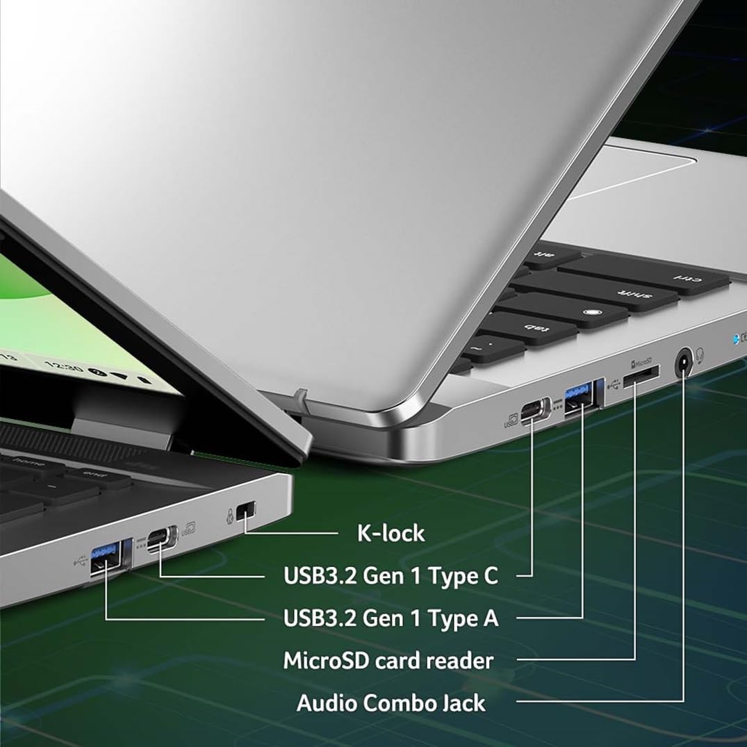 acer Chromebook 315 CB315-5H-C7KX Laptop | Intel Processor N100 | 15.6' Full HD (1920 x 1080) IPS Display | 4GB LPDDR5 | 128GB eMMC | Intel Wireless Wi-Fi 6E AX211 | Chrome OS | Sparkly Silver