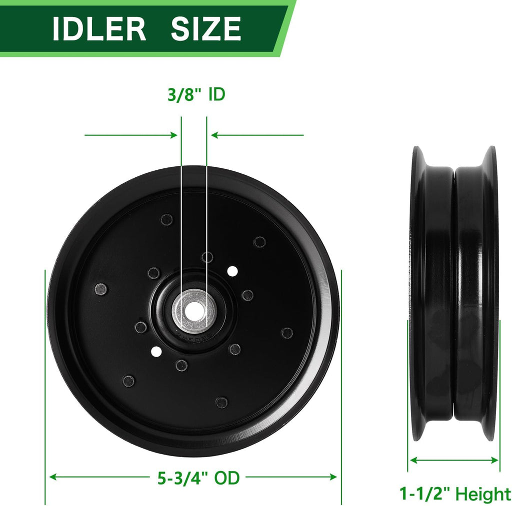 54' Deck Rebuild Kit for Troy Bilt Cub Cadet RZT-L54 ZT1-54 XT1-ST54 ZT2-54 XT2-54 Craftsman Z6600 t310 T8400(3)618-06978 Spindle(3)742-05056A Blade(3)Idler GY22082 756-04511B(1)Belt 754-04329