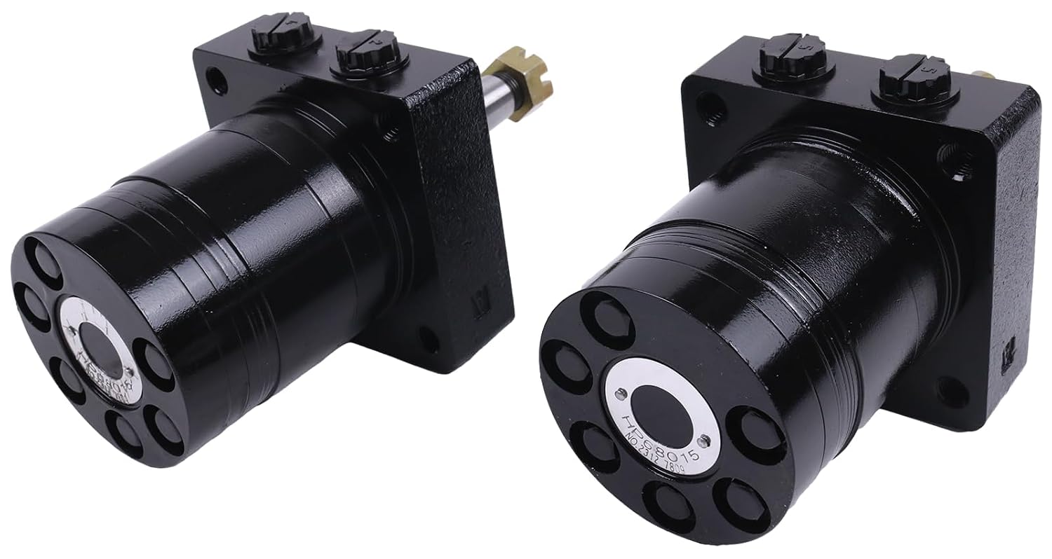 2X Hydraulic Wheel Motor 114-0549 TE0195JS250AAMU Compatible with Exmark Toro Lawn Mowers for Parker