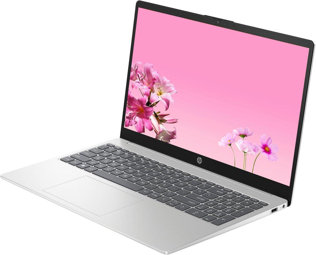 HP Lightweight 15.5' Full HD IPS Laptop, Intel i7-1355U Processor Up to 4.99GHz, 16GB DDR4 Ram, 1TB SSD, HDMI, WiFi 6, Windows 11 Home OS, Pastel Silver, Renewed