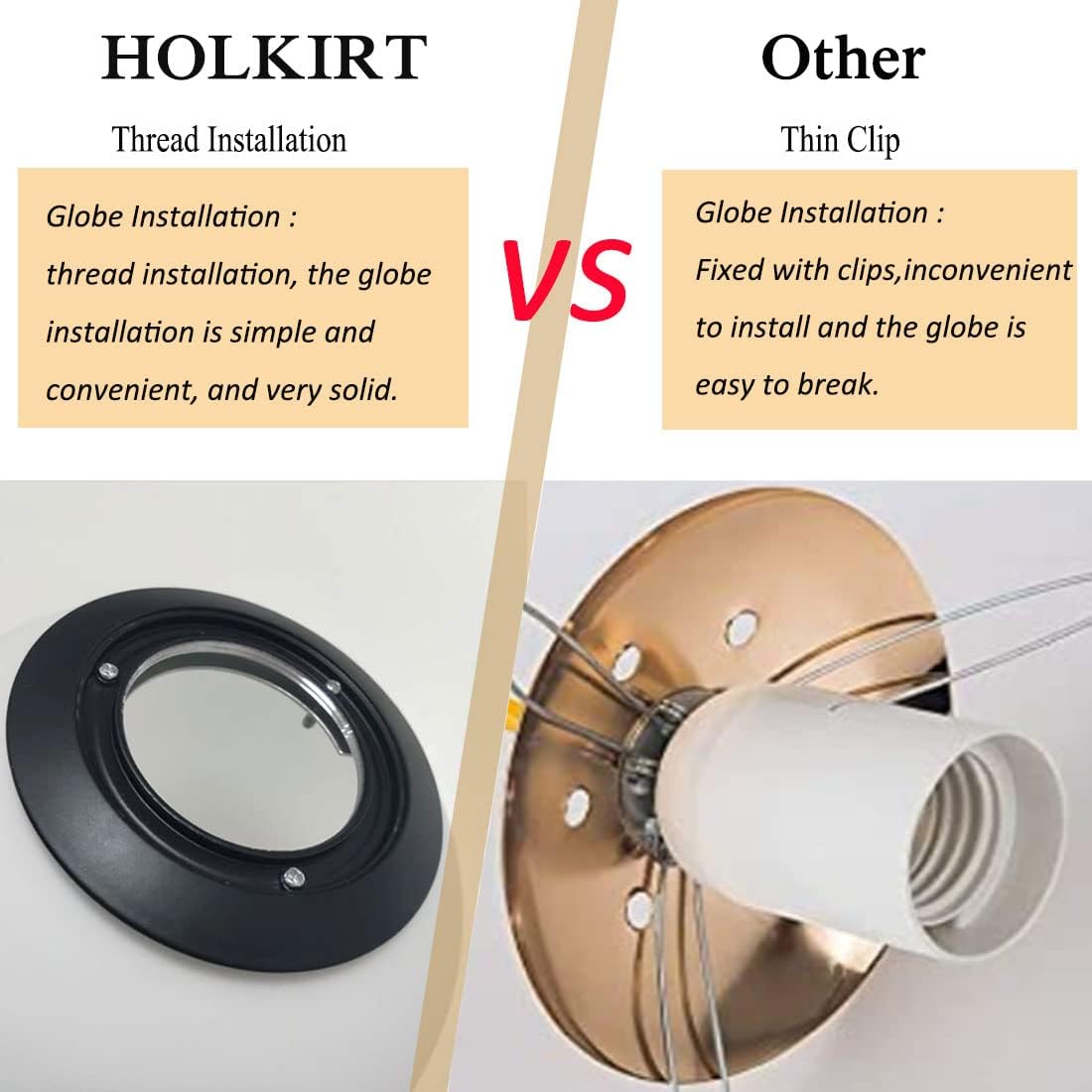 HOLKIRT Mid Century Semi Flush Mount Ceiling Light Black Globe Ceiling Light Modern Light Fixture with White Opal Glass Shade for Living Room Bedroom Hallway