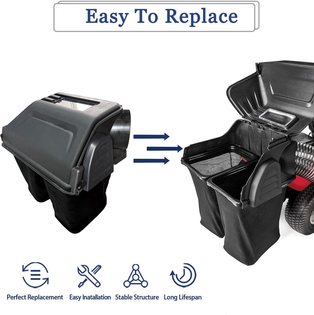 Twin Bagger/Double Bagger Fits for Riding Lawn Mowers 42-46 Inch 2010 and After Various Troy-Bilt Cub Cadet CRAFTSMAN Other Models (Replace OEM NO.19B30031 and 19A30031OEM)