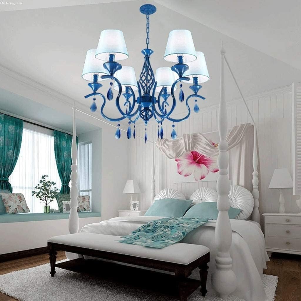 Industrial Pendant Light American Style Minimalist Candle Chandelier European Style Vintage Crystal Pendant Light Wrought Iron Ceiling Lighting Fixture Lamp for Dining Room Bathroom Foyer Living Room