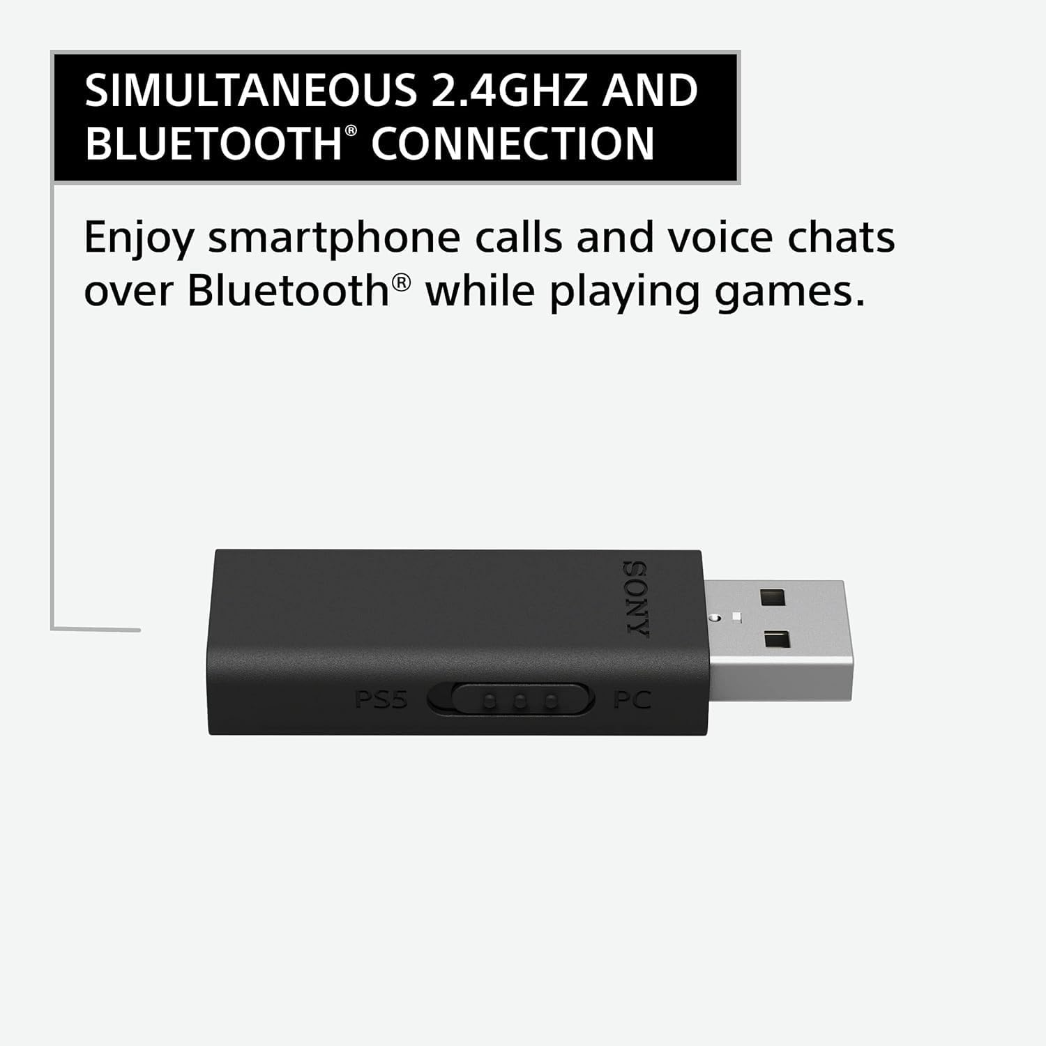 Sony INZONE H9 Gaming Headset, Wireless Noise Canceling Bluetooth Headset with Microphone, 360 Spatial Sound, for PC and PS5 (WH-G900N) Bundle with Turnstile Audio Desktop Headphone Stand (White)