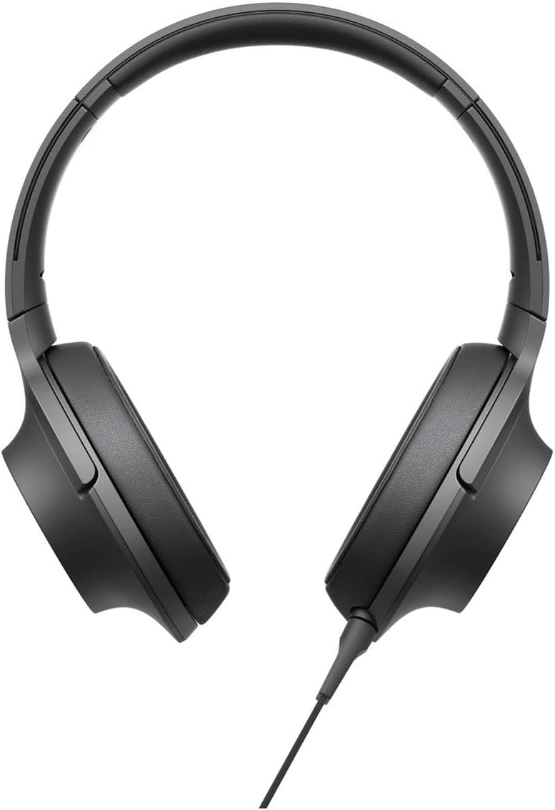 Sony h.ear on Premium Hi-Res Stereo Headphones (wired), Charcoal Black