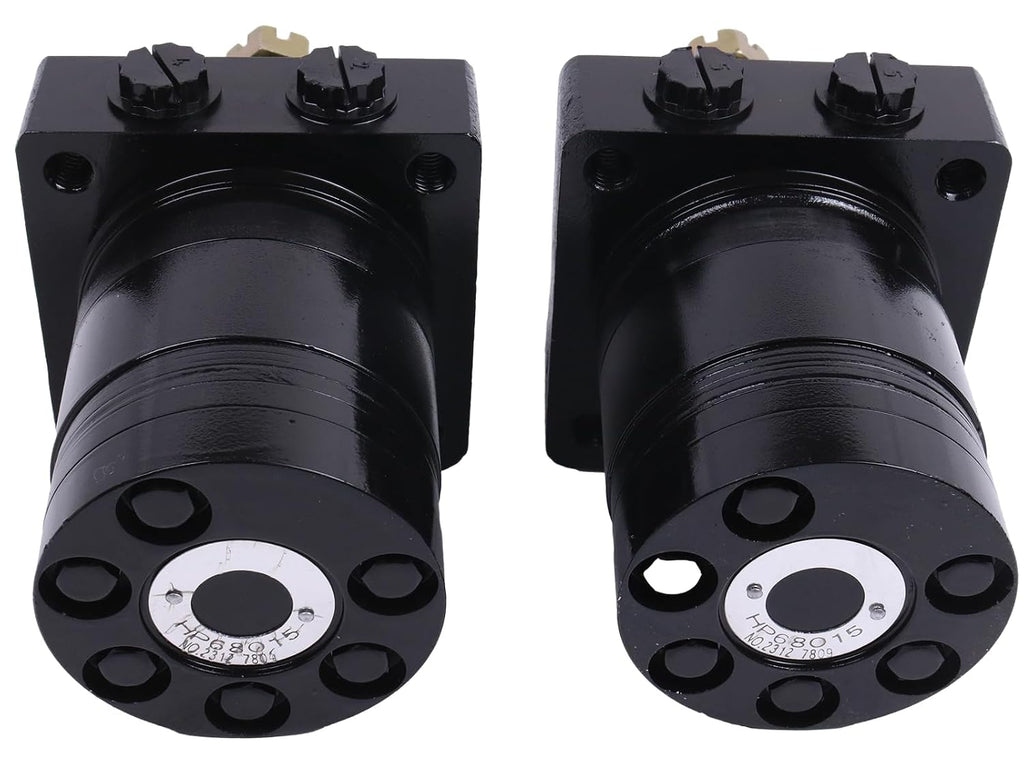 2X Hydraulic Wheel Motor 114-0549 TE0195JS250AAMU Compatible with Exmark Toro Lawn Mowers for Parker