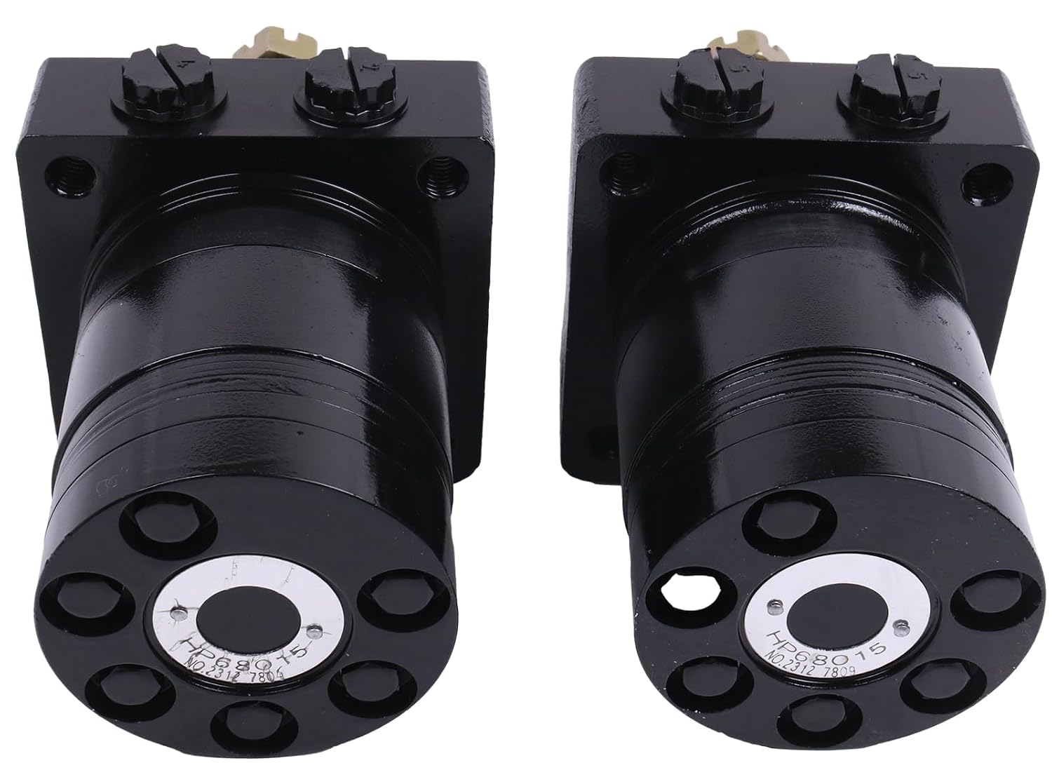 2X Hydraulic Wheel Motor 114-0549 TE0195JS250AAMU Compatible with Exmark Toro Lawn Mowers for Parker