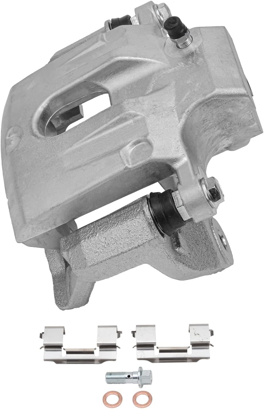 Detroit Axle - Rear Disc Calipers + Brake Pads Replacement for 2007-2016 Chevrolet Traverse GMC Acadia Buick Enclave Saturn Outlook - 6pc Set