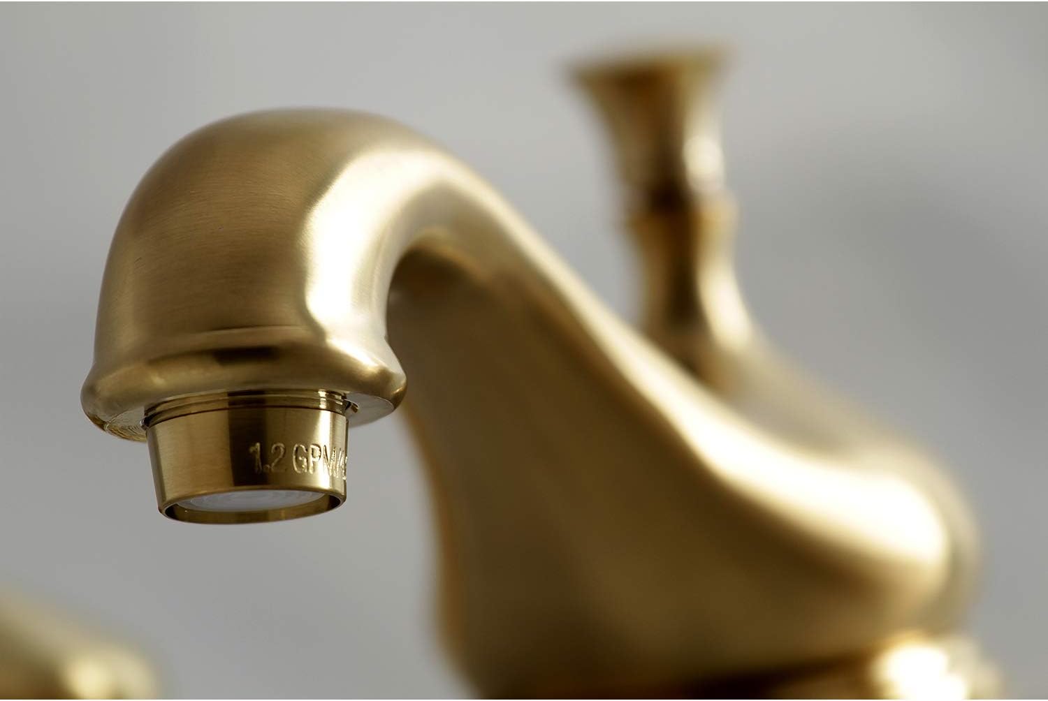 Kingston Brass KS1167BX 8 in. Widespread Bathroom Faucet, Brushed Brass