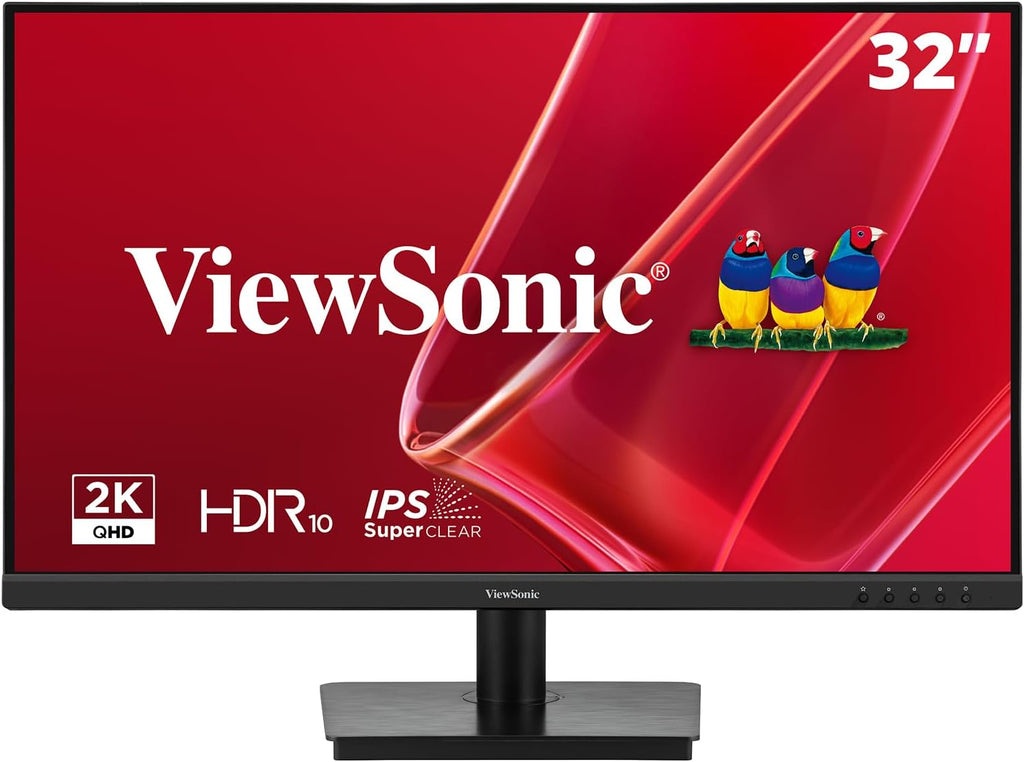 ViewSonic VA3209M 32 Inch IPS Full HD 1080p Monitor with Thin Bezels, 75Hz, Eye Care, HDMI, VGA (Renewed)
