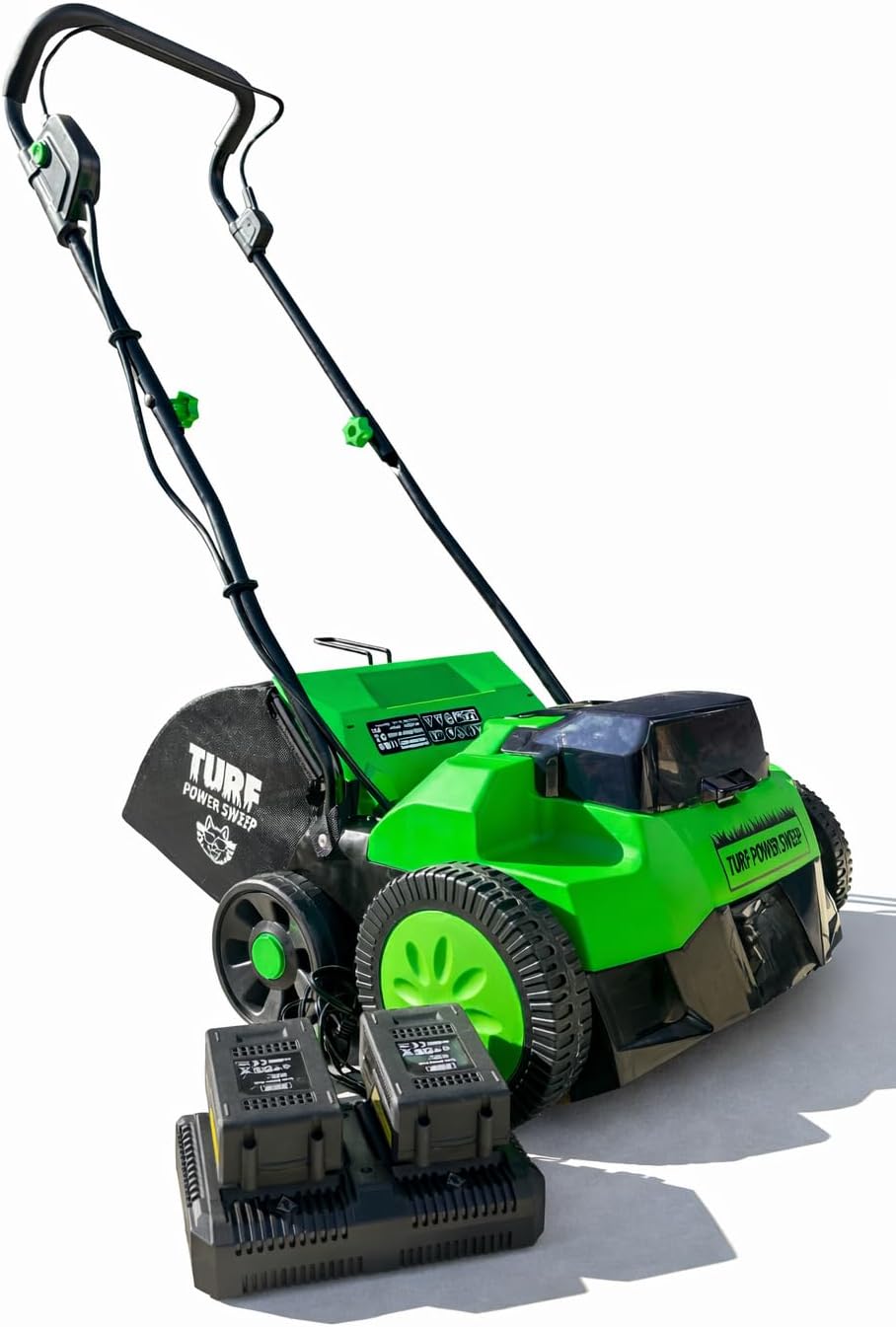 Turf Power Sweep by Turf Product Solutions - Cordless Battery Powered Artificial Grass Power Sweeper