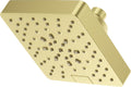Pfister USH-51SHW Modern Square 1.75 GPM Multi Function Shower Head - Brushed Gold