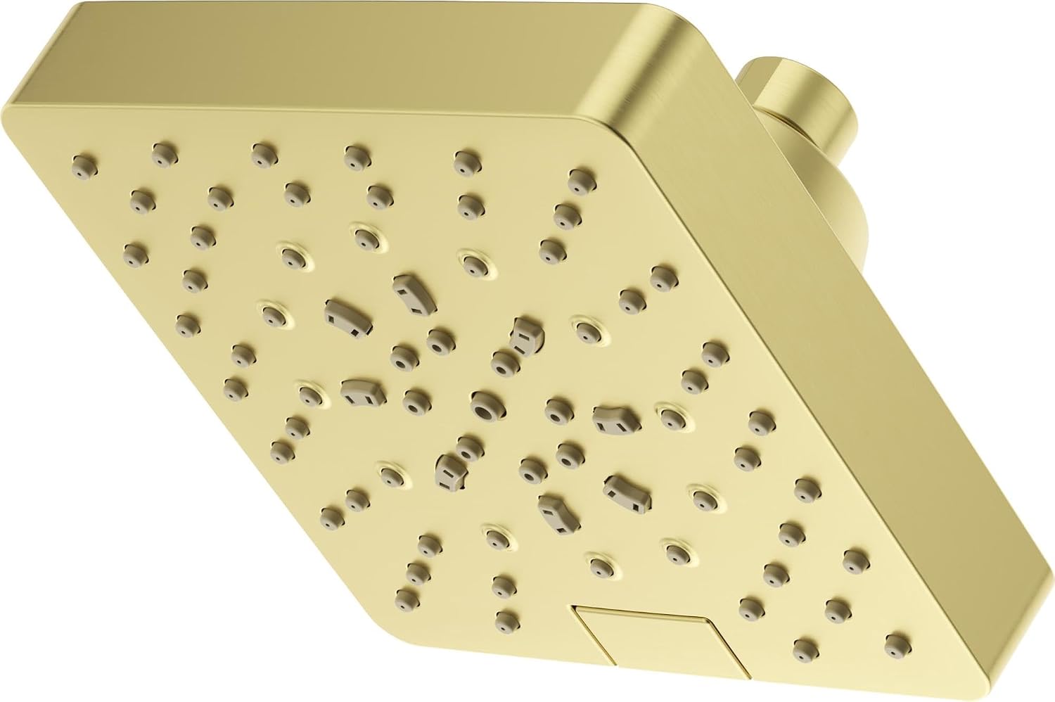 Pfister USH-51SHW Modern Square 1.75 GPM Multi Function Shower Head - Brushed Gold