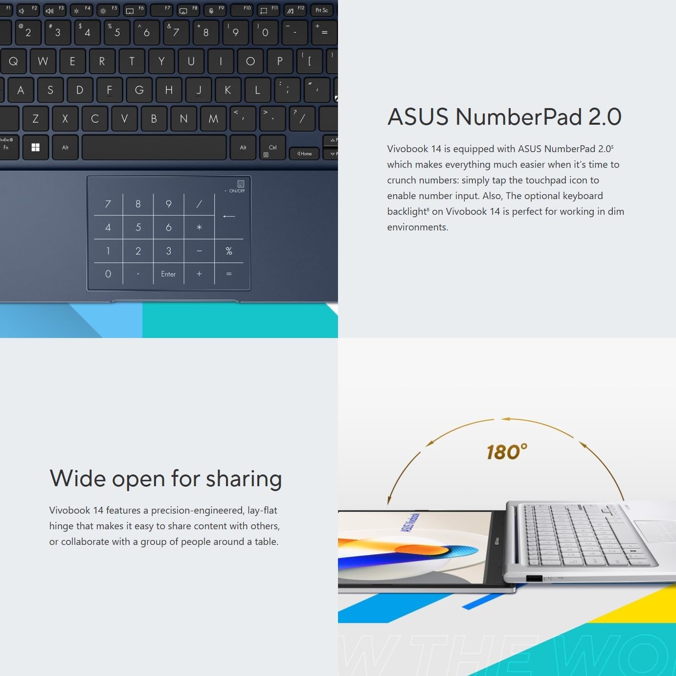 ASUS Vivobook 14' FHD Laptop 2025 Business Student, Lifetime Office 2024, 6-Core 13th Intel i3 (Up to 4.5GHz), 16GB RAM & 1TB Storage (512GB SSD + 500GB Ext), HubxcelAccessory, Win 11 Pro Copilot AI