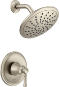 Moen T2282EPBN Dartmoor Shower Only System with Rainshower Showerhead without Valve, Brushed Nickel