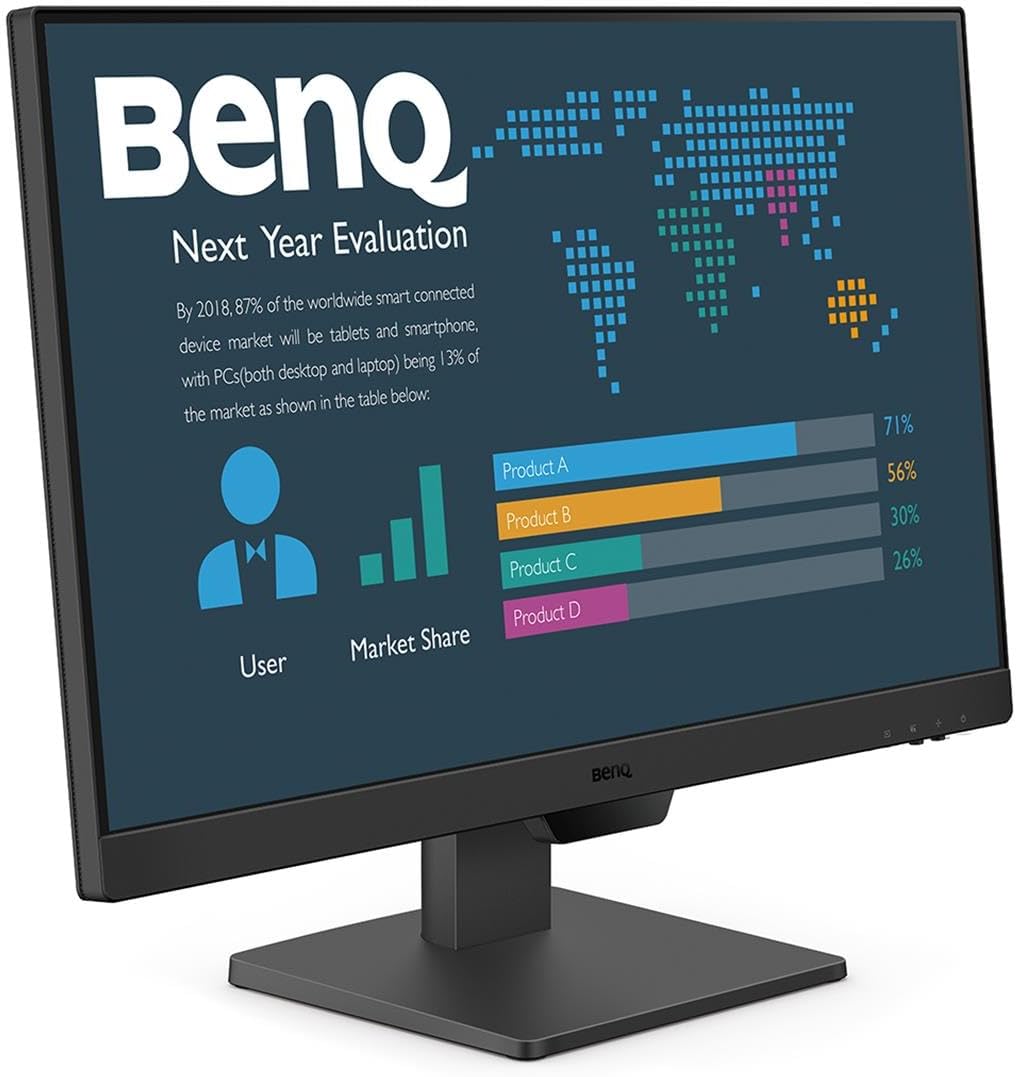 BenQ BL2490 23.8' FHD 1080p LED Monitor 100Hz 5ms 1300:1 250 cd/m² Tilt HDMI DisplayPort Anti-Glare