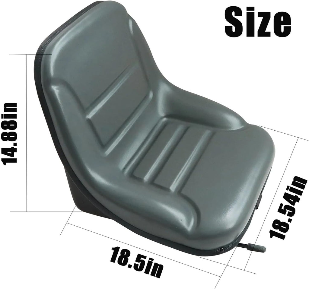 NLQR Replacement Low Back Riding Lawn Mower Seat fit for Cub Cadet Craftsman Kubota